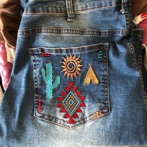 Southwest Sun Cowgirl Tuff Jeans